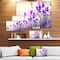 Designart - Purple Lavender Field - Floral Photography Canvas Art Print
